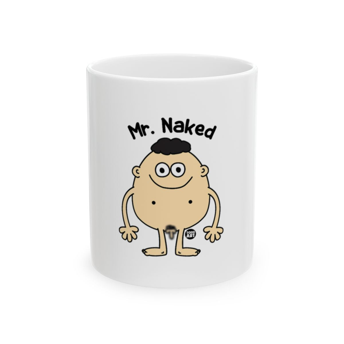 Mr. Naked Cartoon Character Printed Mug