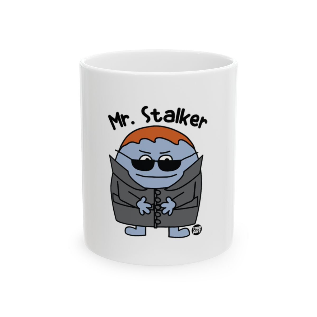 Mr. Stalker Character Design Ceramic Coffee Mug