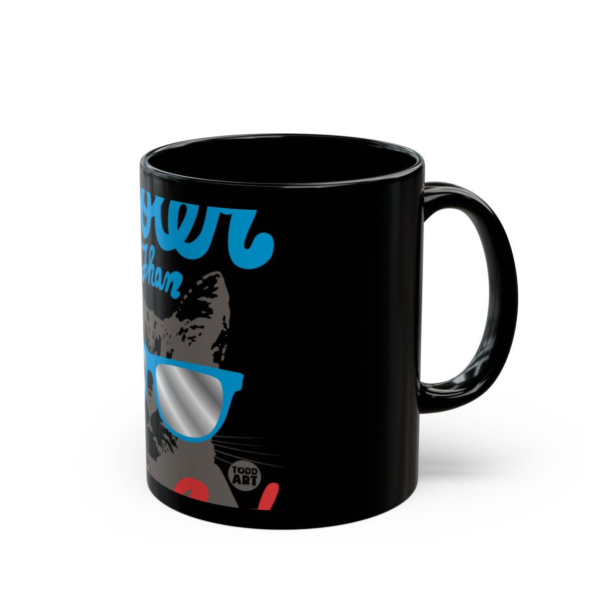 Cooler Than Cool Retro Cat Art Mug