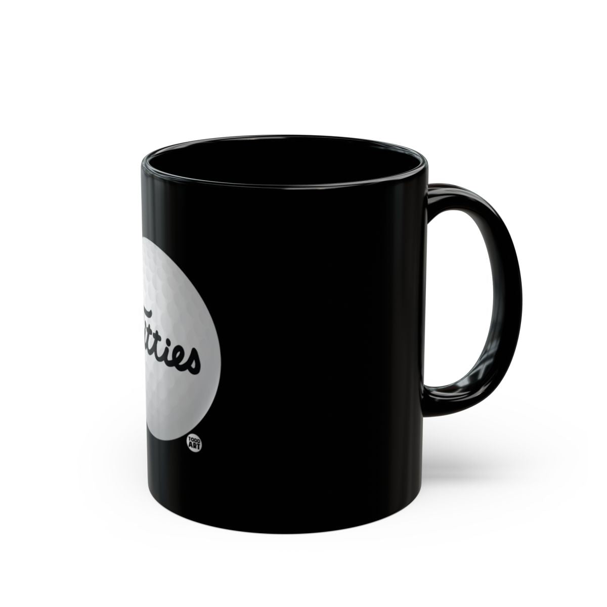 Black Classic Mug with Bold Graphics Design