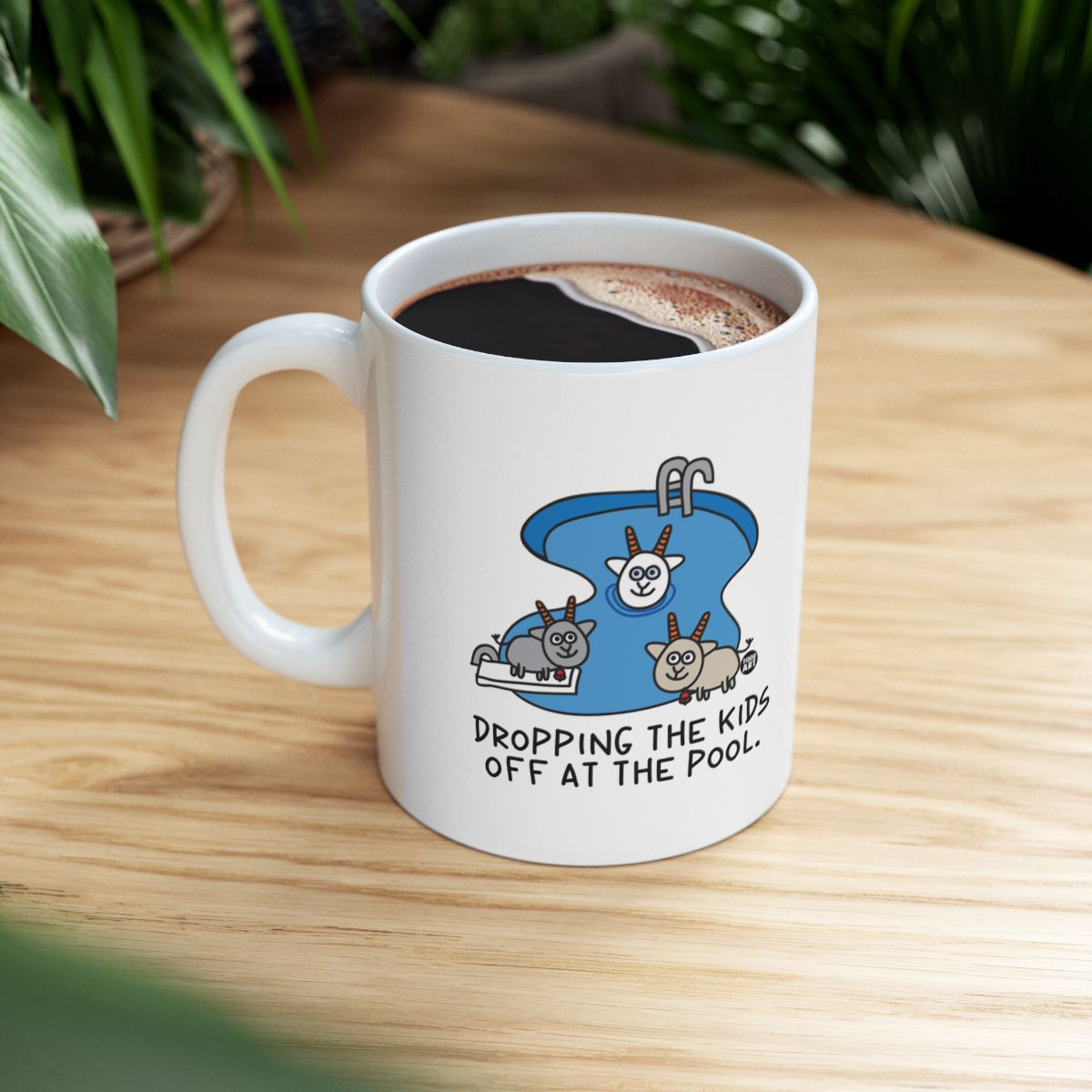 Dropping the Kids off at the Pool Funny Mug