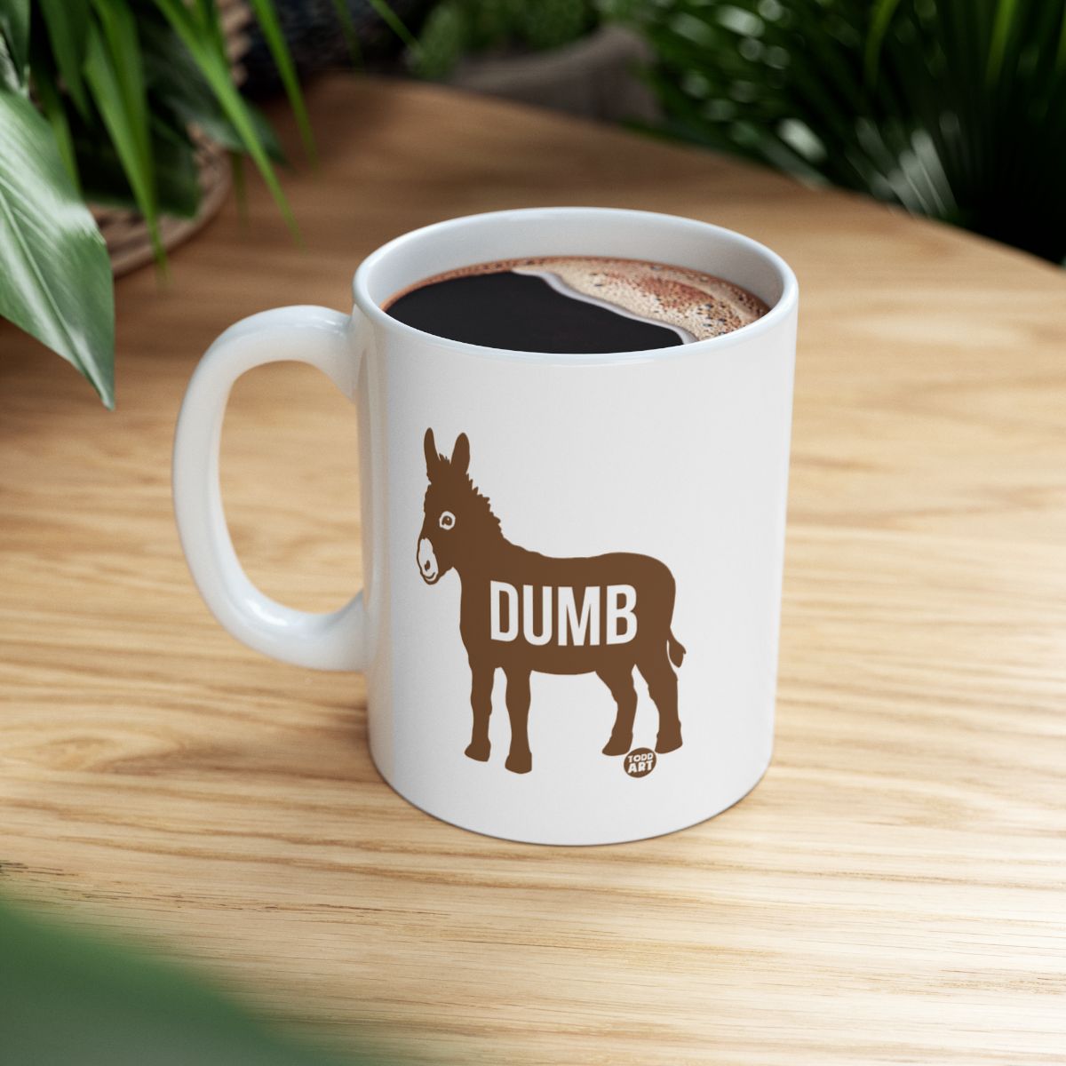Funny Donkey Dumb Quote Coffee Mug Product
