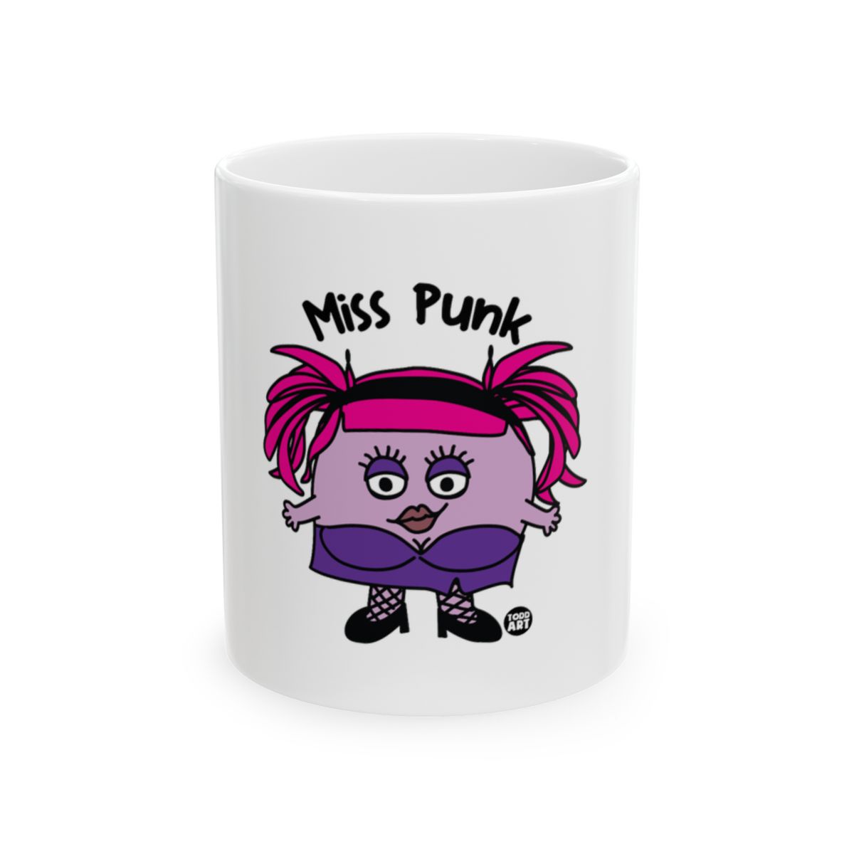 Miss Punk Graphic Art Coffee Mug