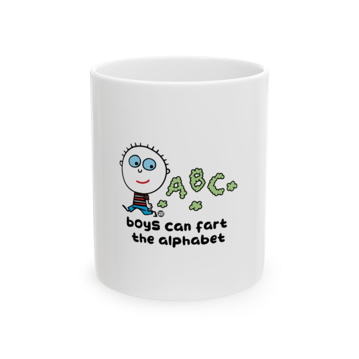 Boys Can Fart the Alphabet Funny Coffee Mug Product