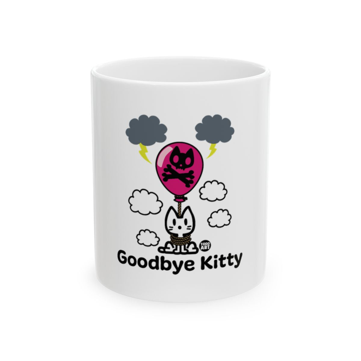 Goodbye Kitty Trendy Cute Mug for Cat Lovers