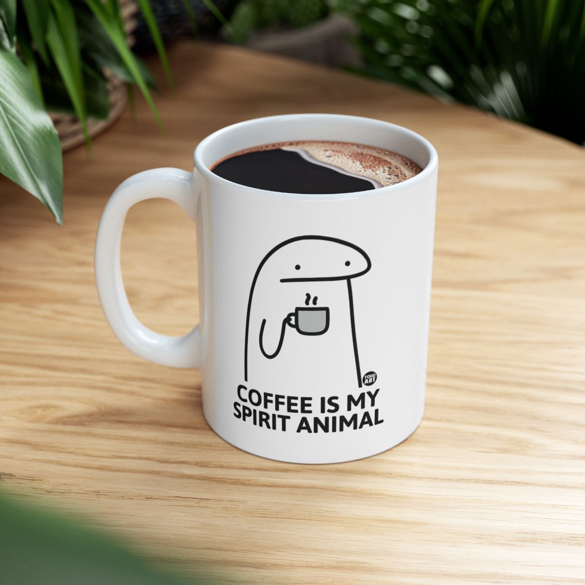 Coffee Is My Spirit Animal Mug Office Gift Cup