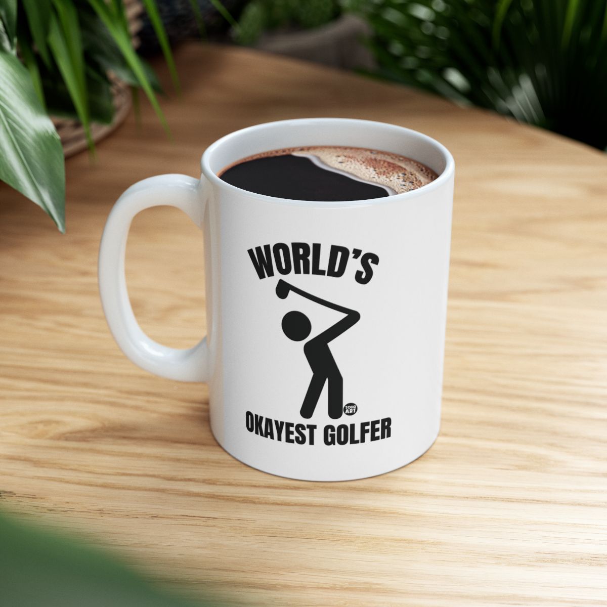 World's Okayest Golfer Funny Gift Mug