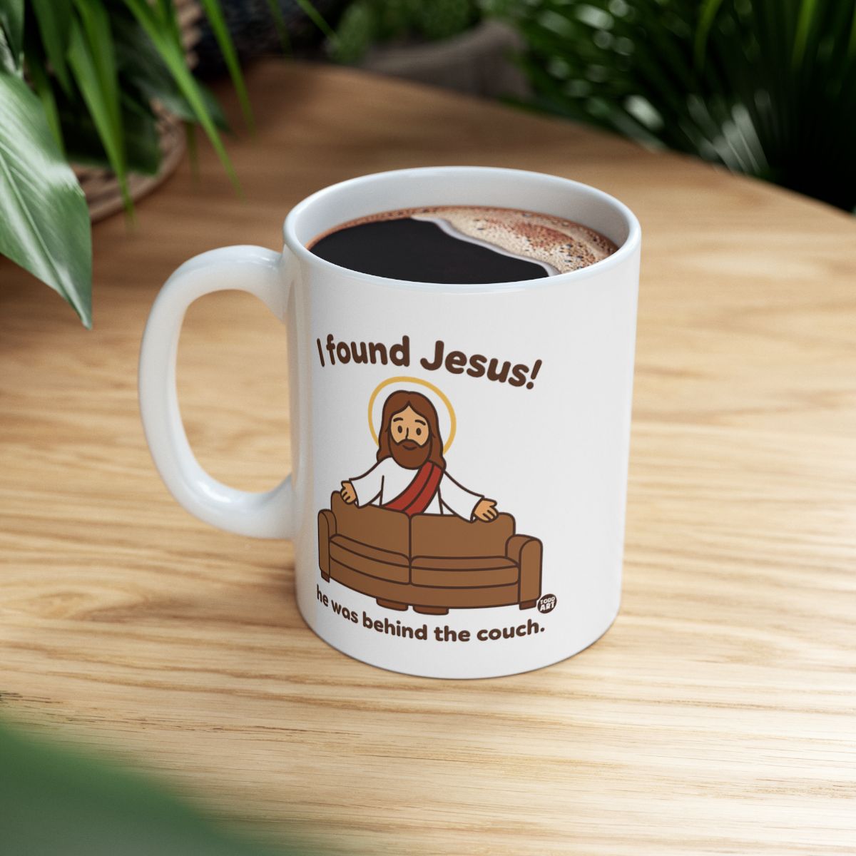 I Found Jesus Funny Coffee Mug Product