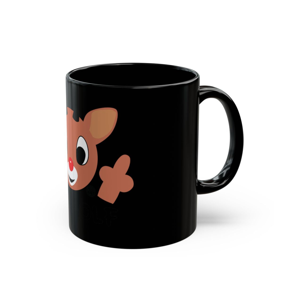 Cute Holiday Themed Reindeer Coffee Mug