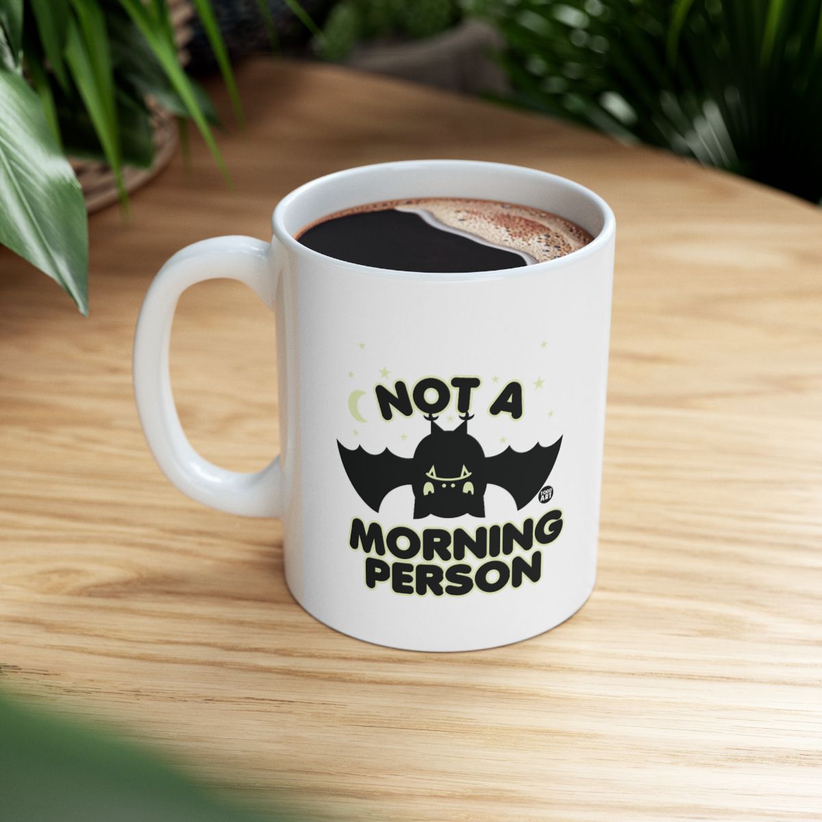Not A Morning Person Bat Design Mug