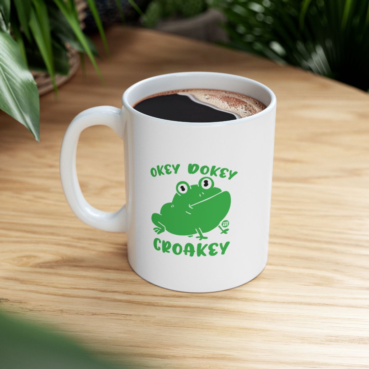 Okey Dokey Croakey Frog Fun Coffee Mug Product