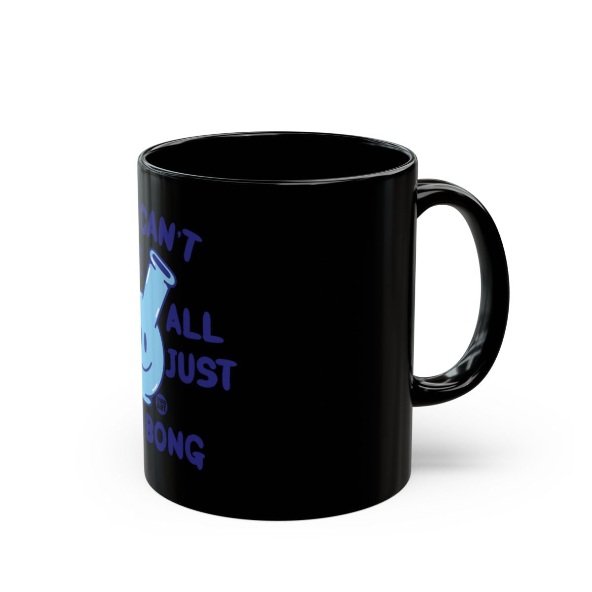 Can't We All Just Get Along Black Mug