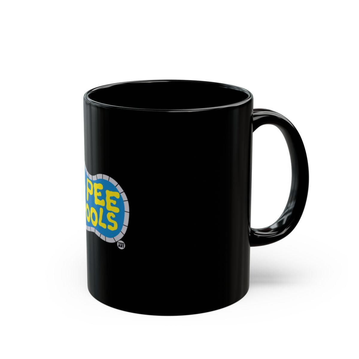 Funny Cartoon Black Coffee Mug for Various Drinks