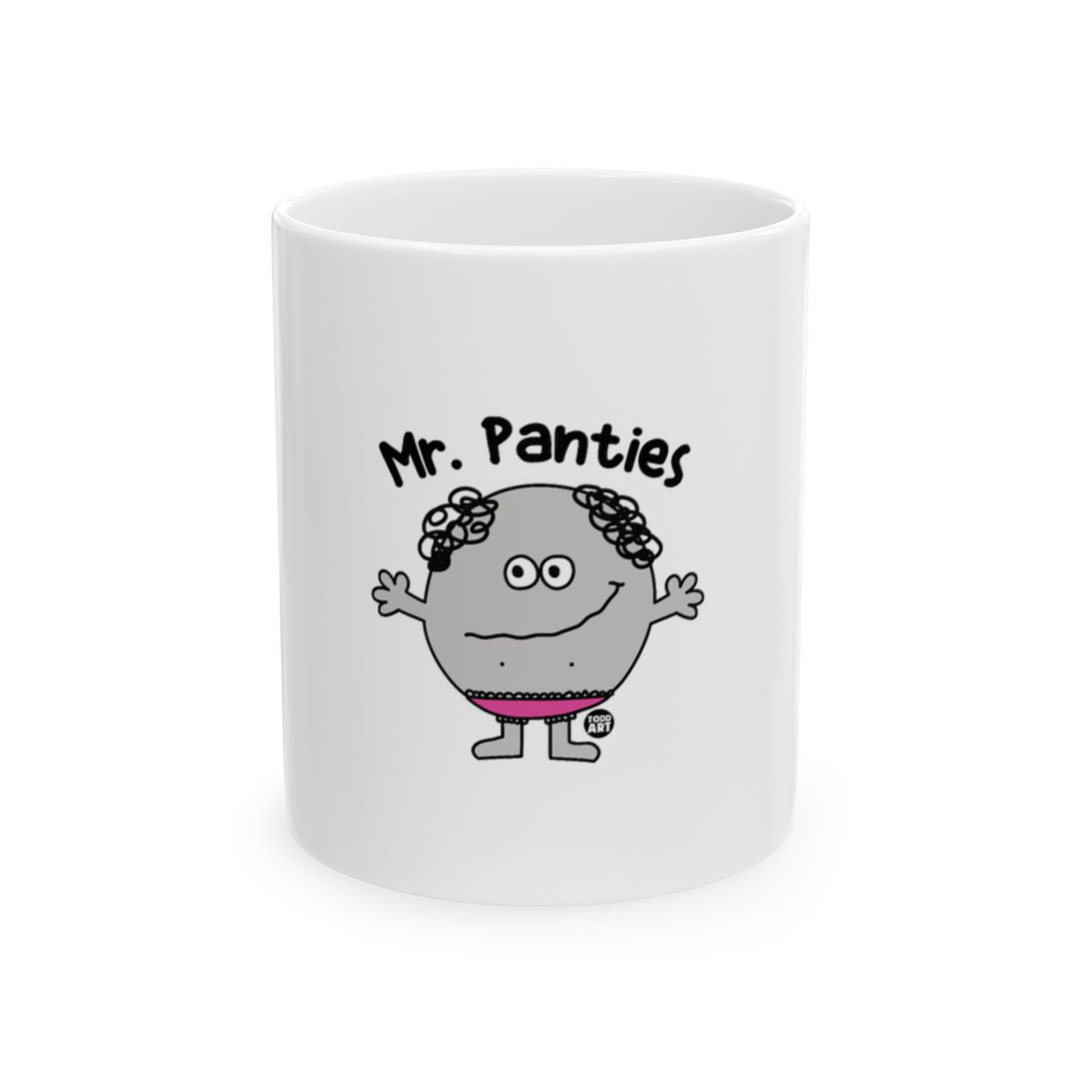 Mr. Panties printed design fun mug