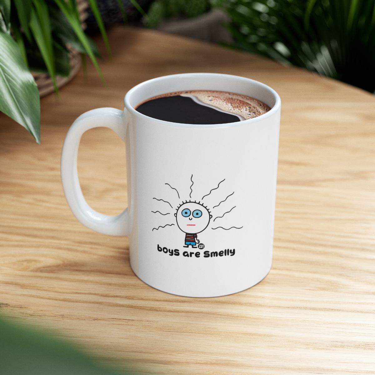 Boys Are Smelly Funny Coffee Mug for All Ages