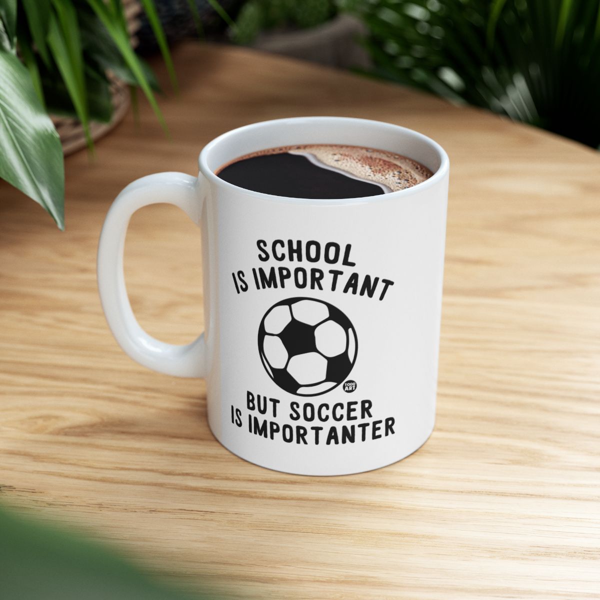 School is Important but Soccer is Importanter Mug