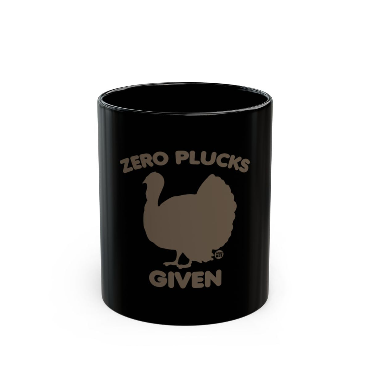 Zero Plucks Given Funny Turkey Design Mug