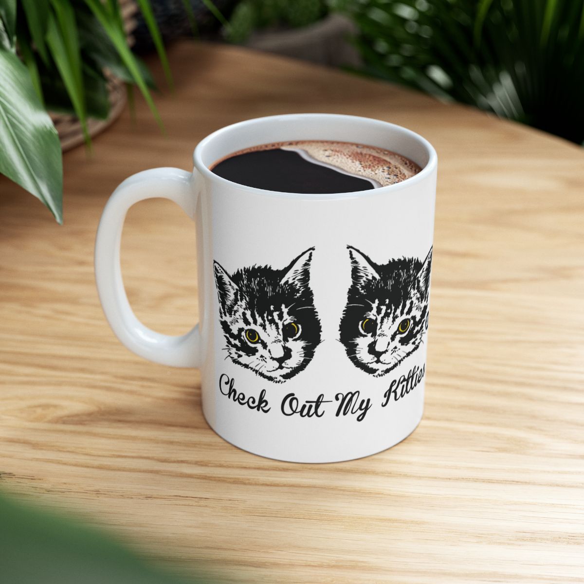 Check Out My Kitties Cat Lovers Coffee Mug