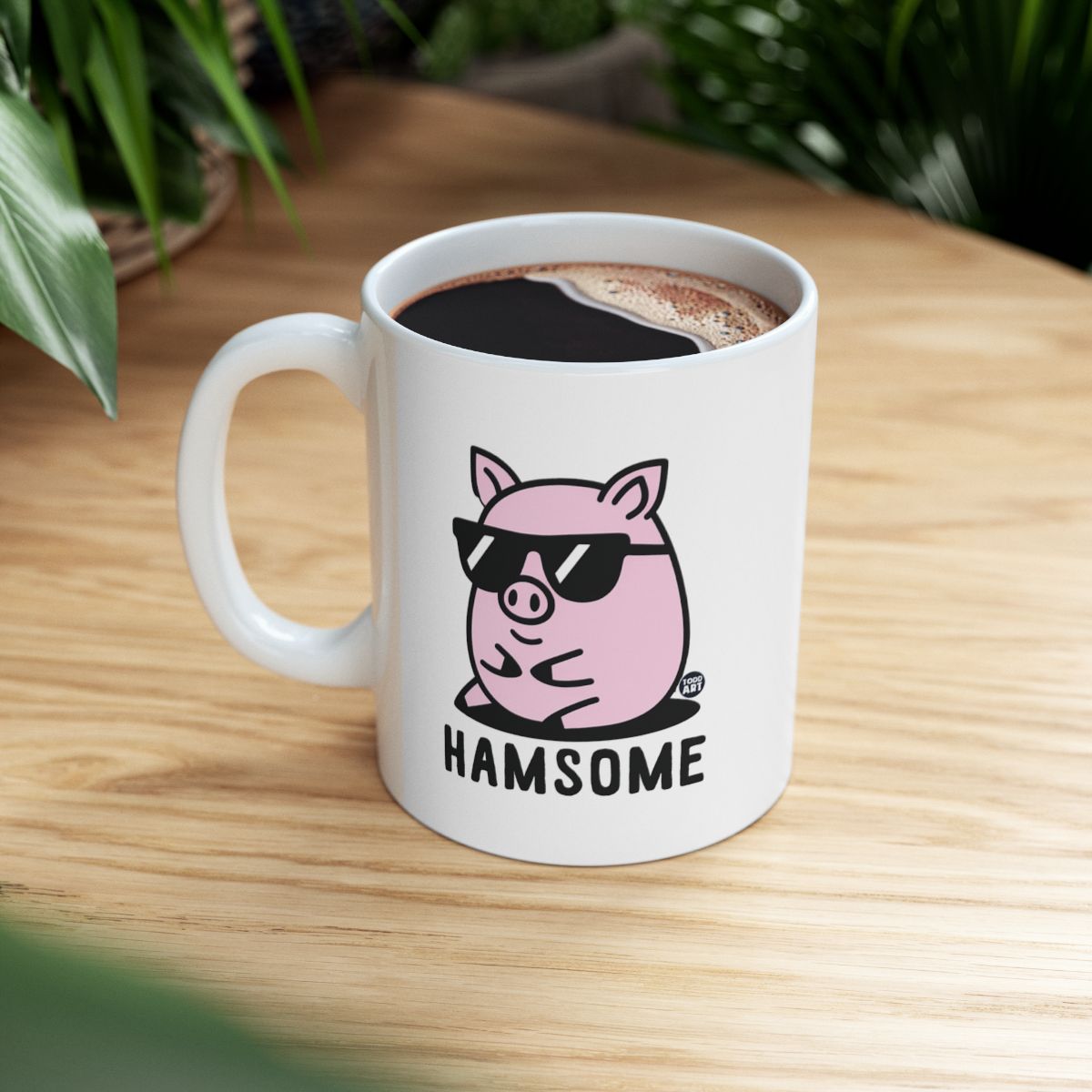 Funny Drinking Cup with Cute Pig Design