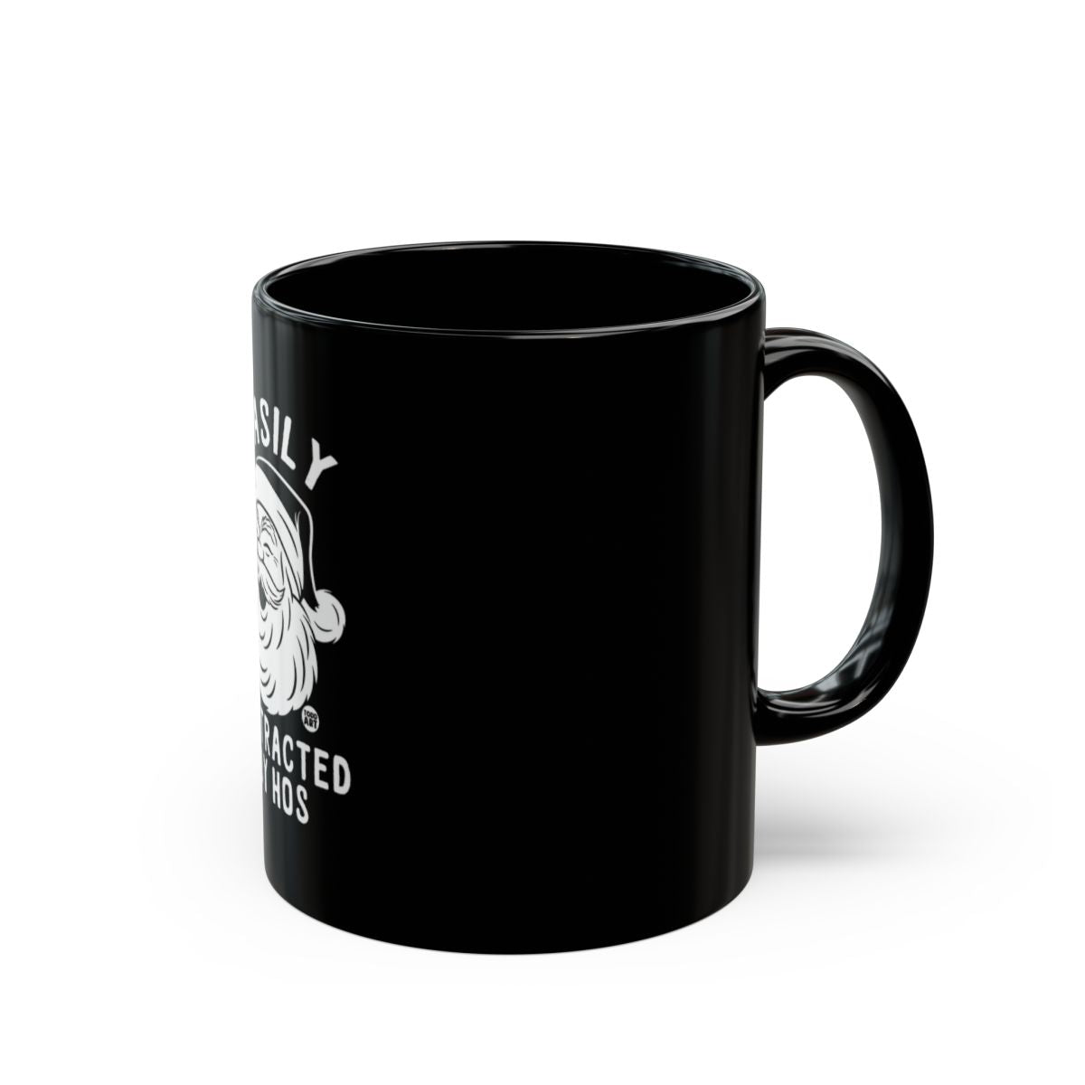 Easily Distracted By Chaos Santa Claus Mug