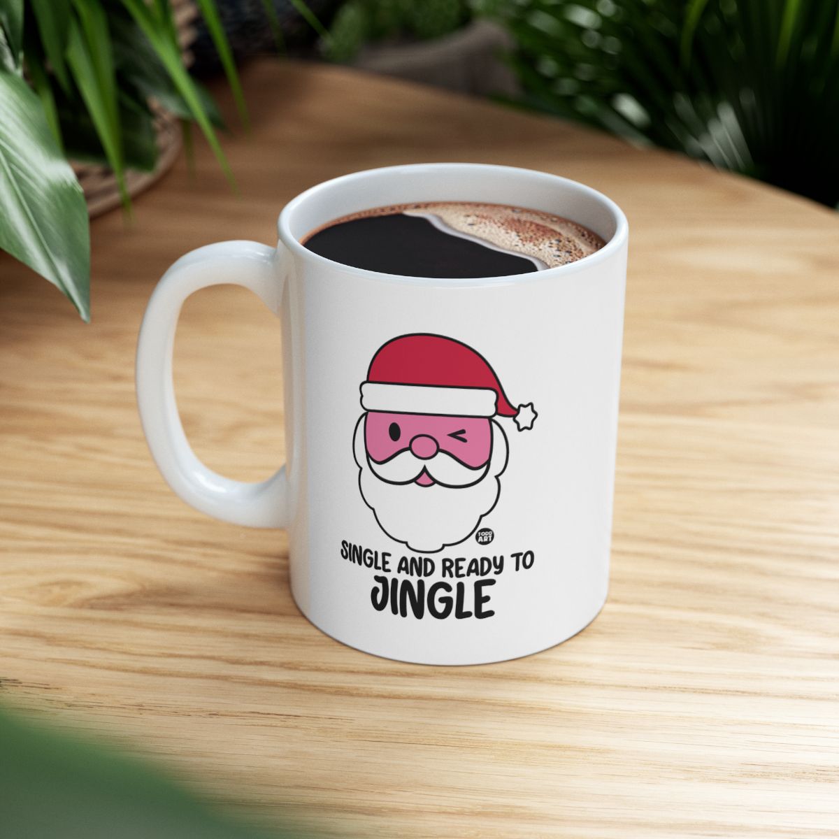 Single and Ready to Jingle Santa Mug