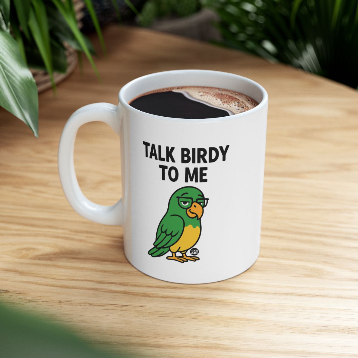 Talk Birdy to Me Humorous Coffee Mug for Bird Lovers