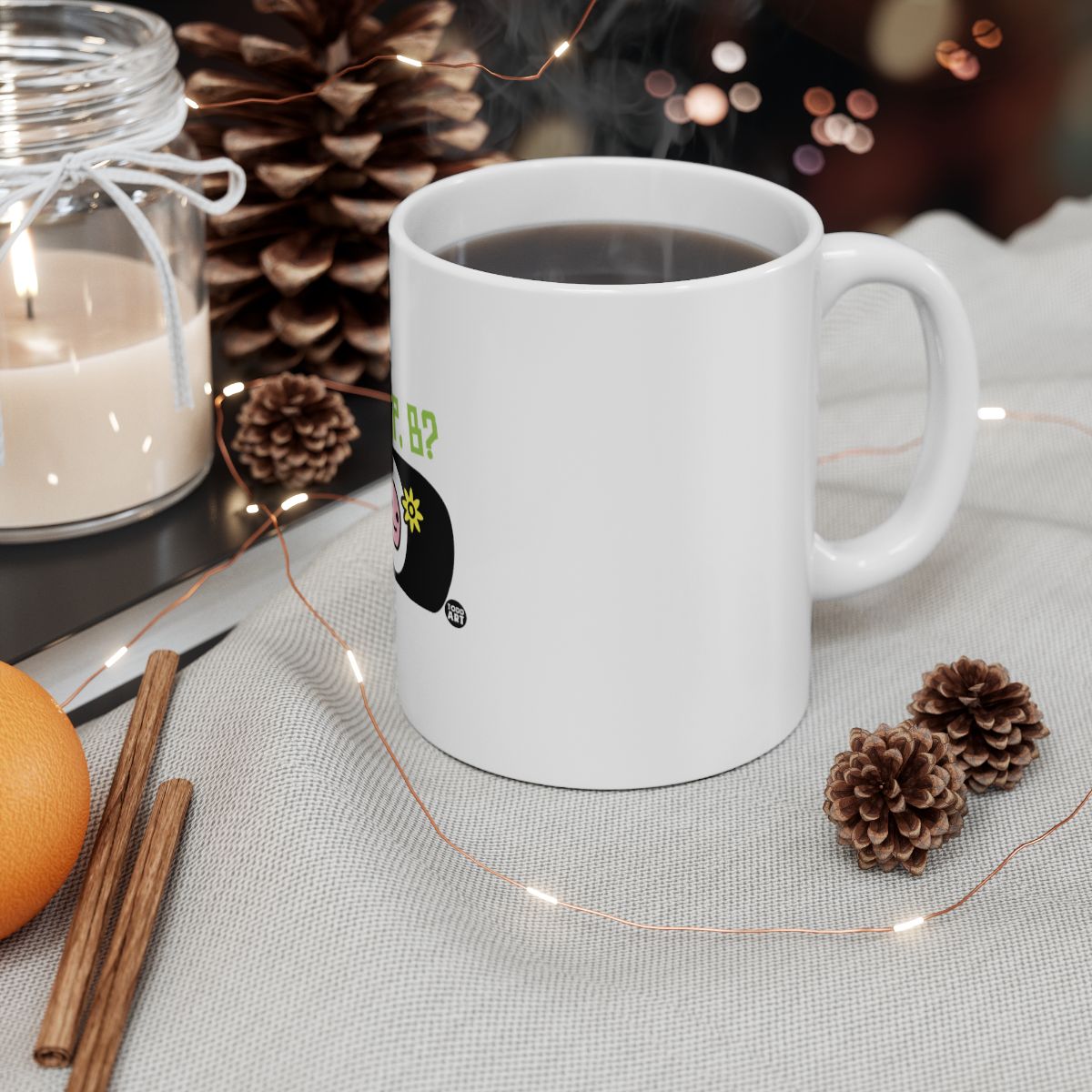 Cozy Holiday-Themed Coffee Mug Perfect for Hot Beverages