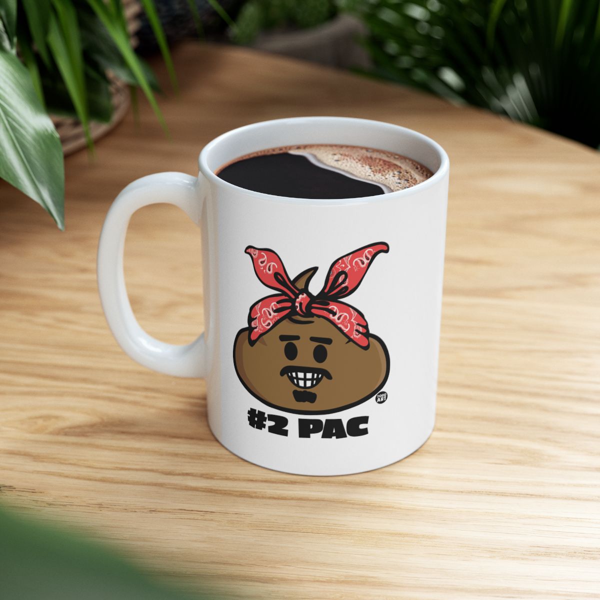 #2 Pac Coffee Mug with Unique Design