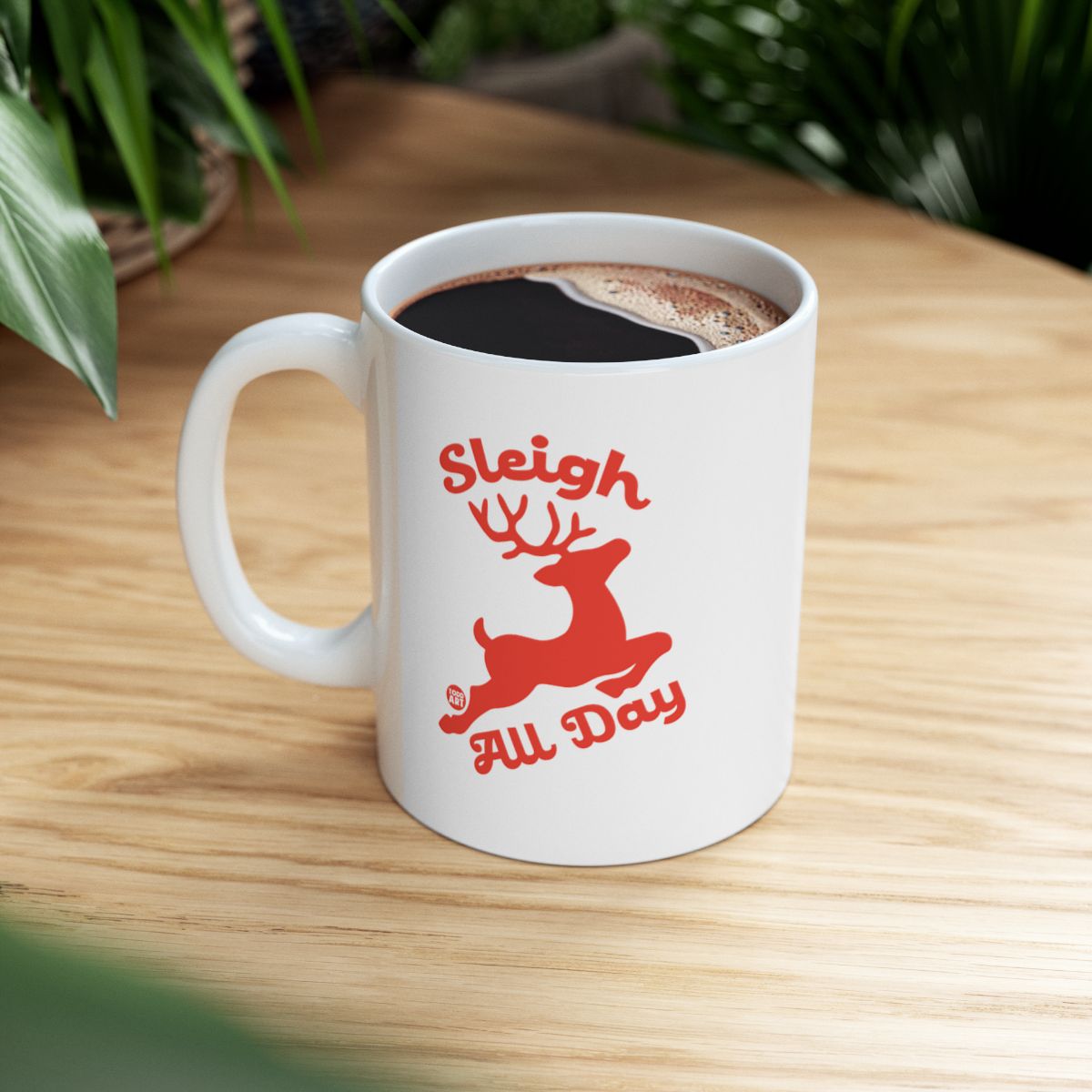Sleigh All Day Festive Reindeer Coffee Mug Product