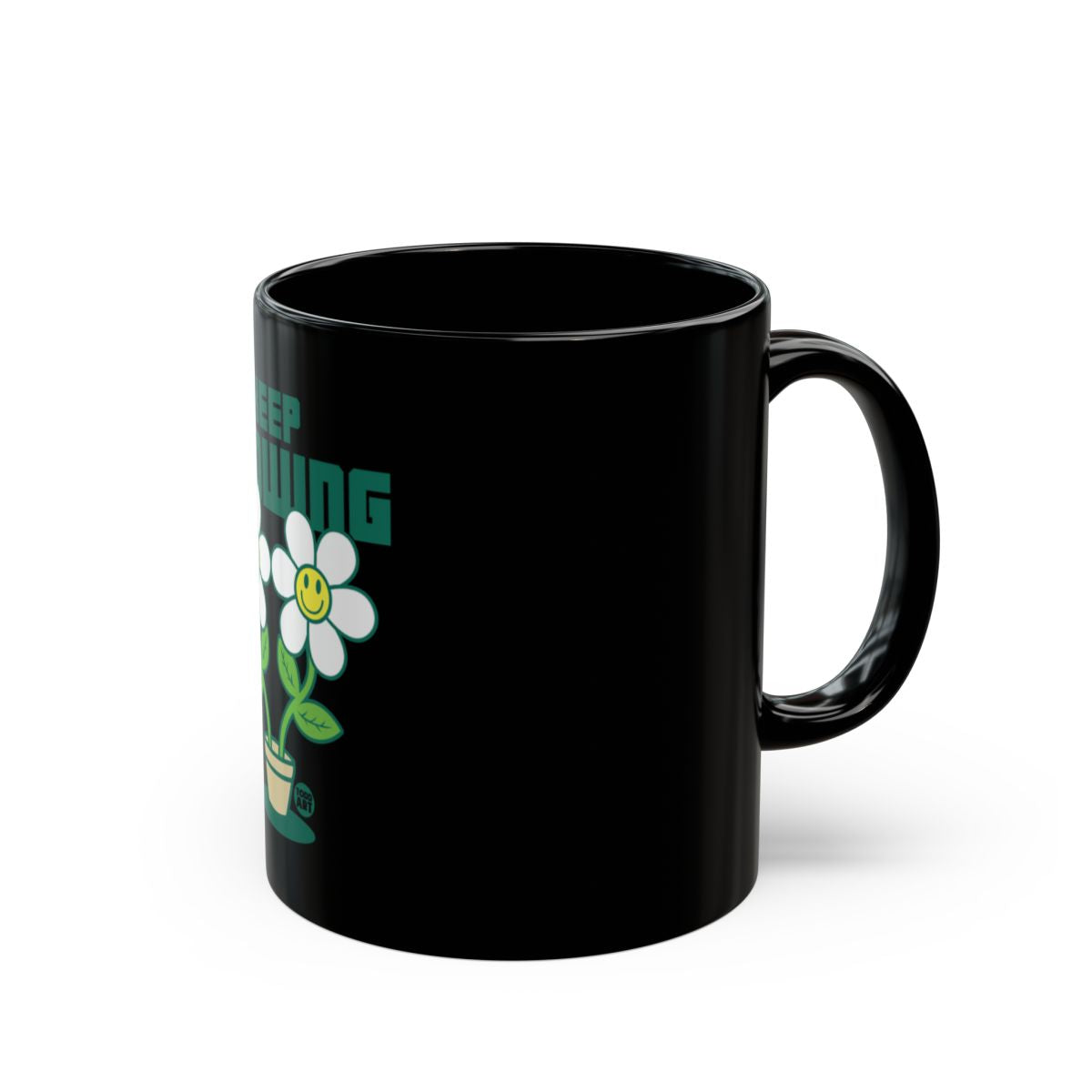 Keep Growing Smiling Flower Mug Perfect for Gifting