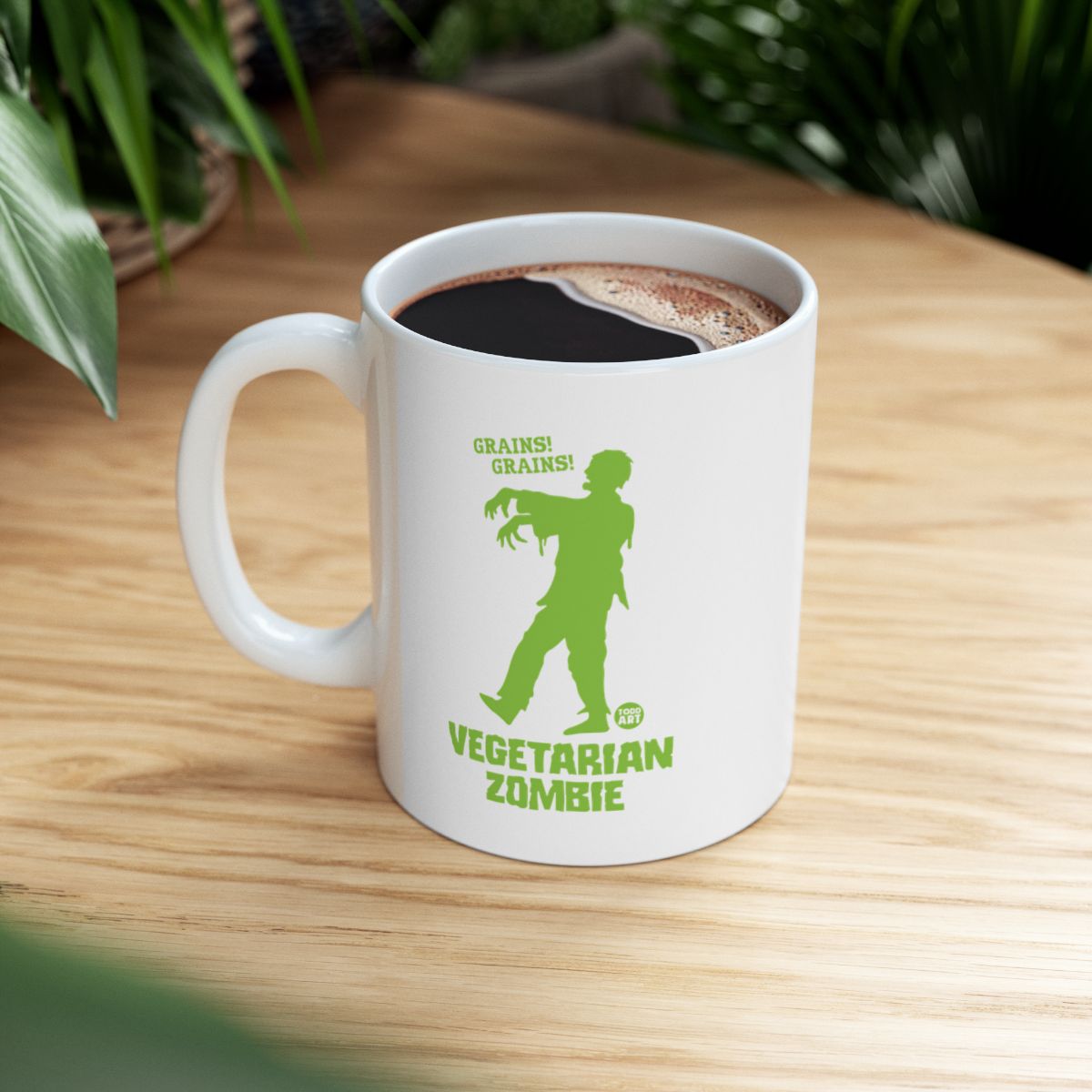 Vegetarian Zombie Grains Coffee Mug Product