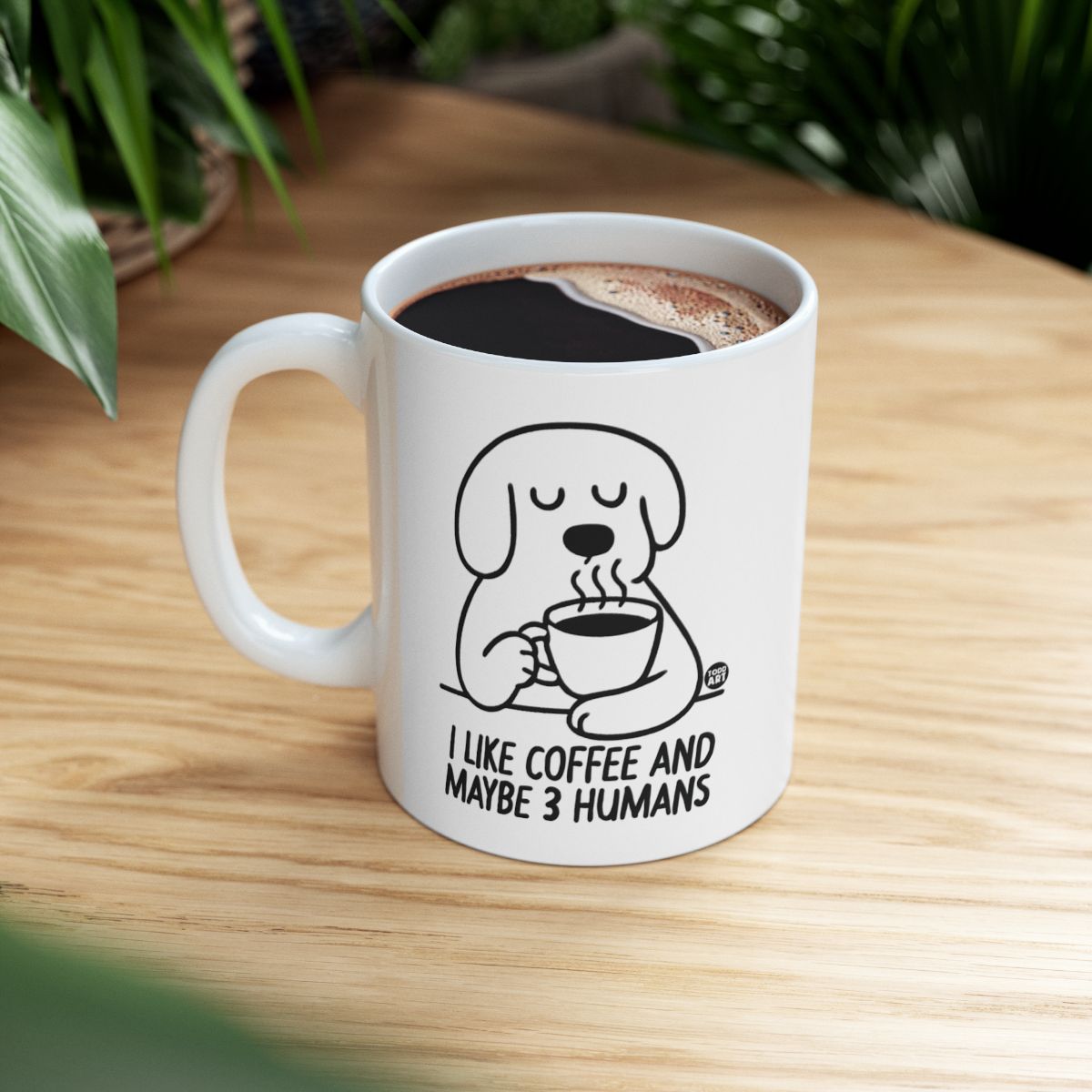 I Like Coffee and Maybe 3 Humans Mug for Coffee Lovers