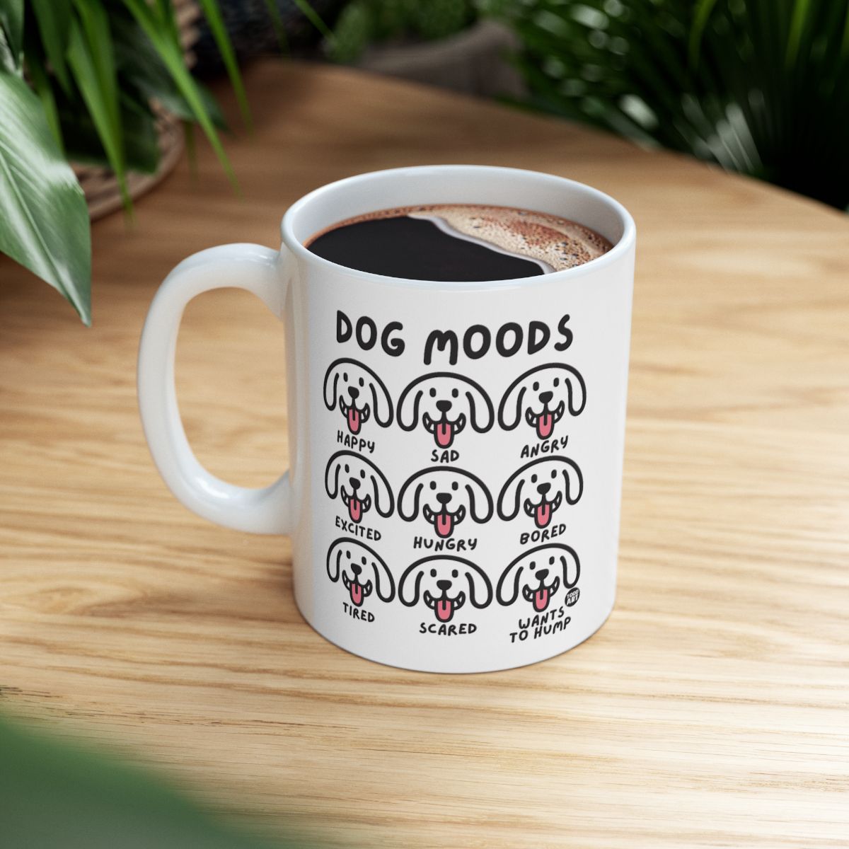 Dog Moods Coffee Mug For Dog Lovers