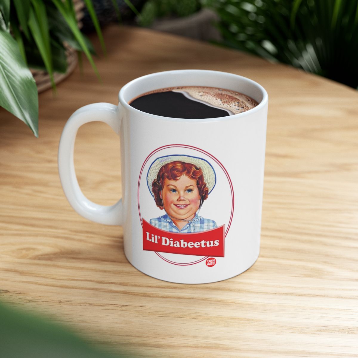 Lil' Diabeetus Vintage Style Coffee Mug