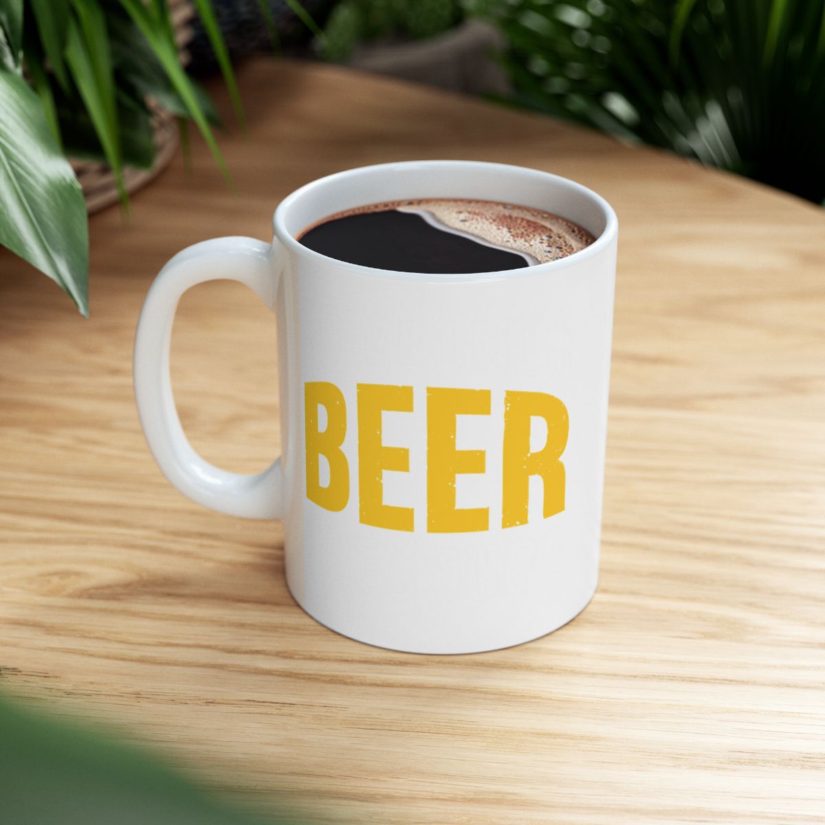 Funny BEER Design Mug Perfect for Coffee Lovers