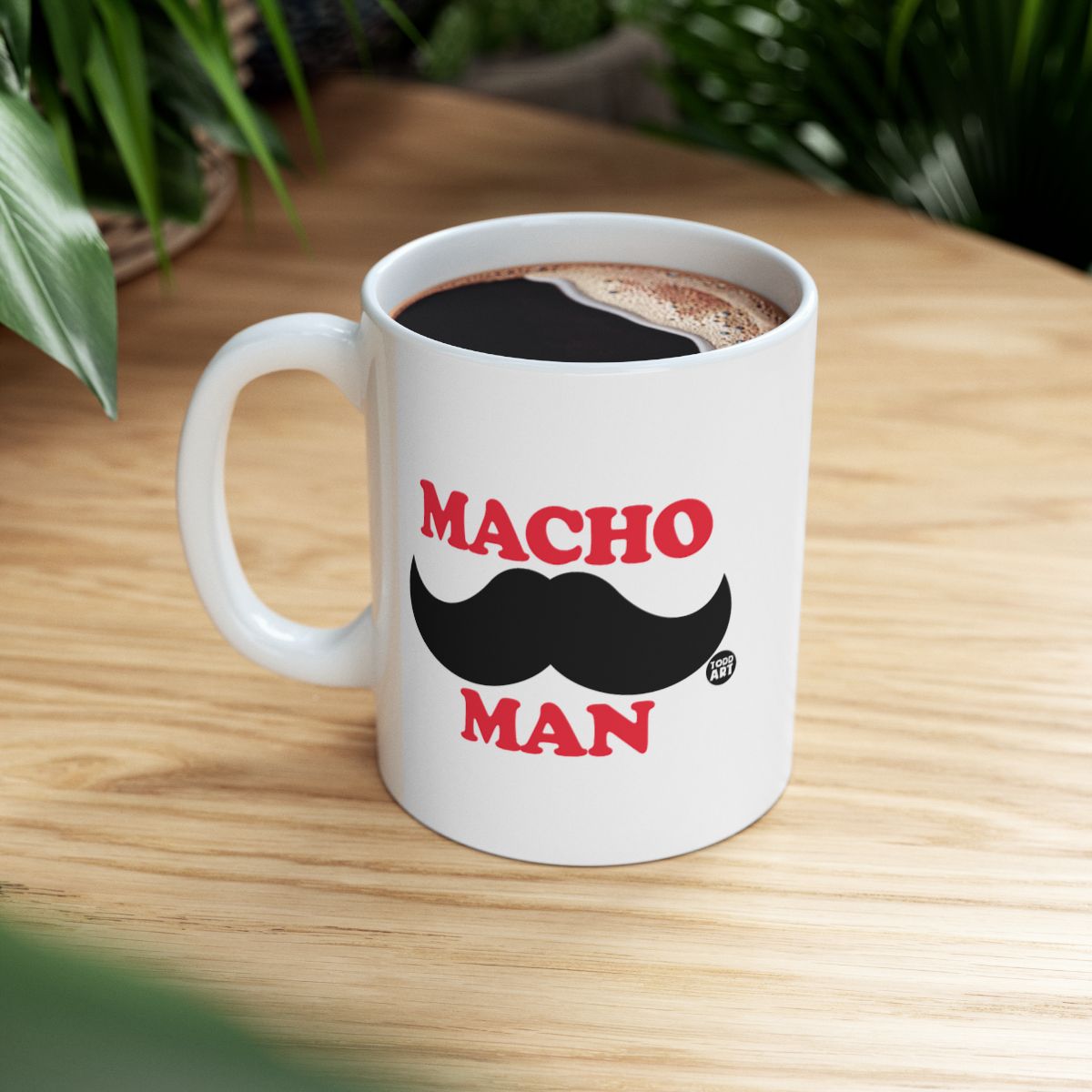 Mustache Design Macho Man Mug for Beverages