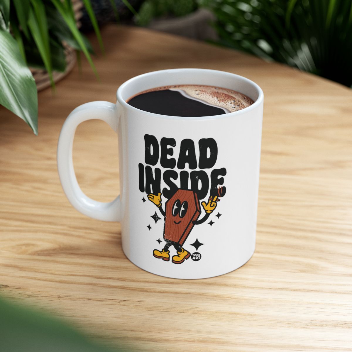 Dead Inside Funny Coffee Mug for Your Morning Brew
