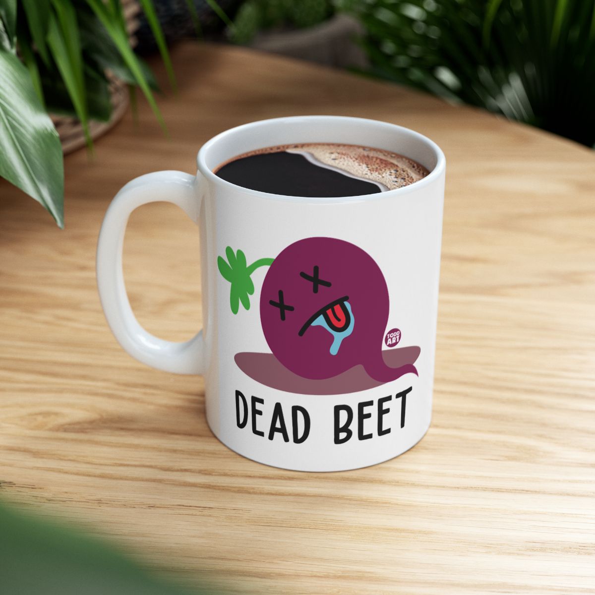 Dead Beet Funny Cartoon Coffee Mug Ideal Gift