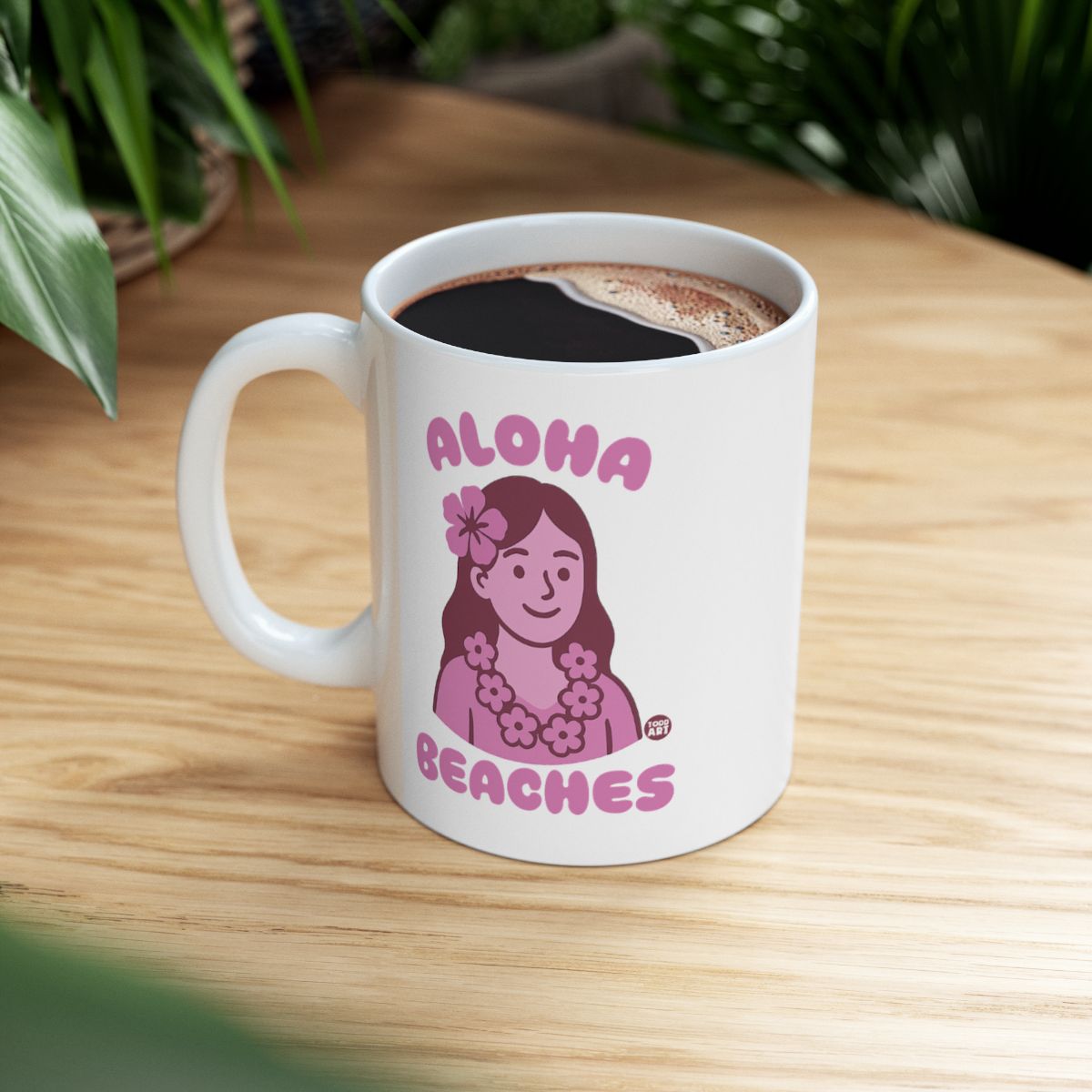 Aloha Beaches Cute and Fun Coffee Mug
