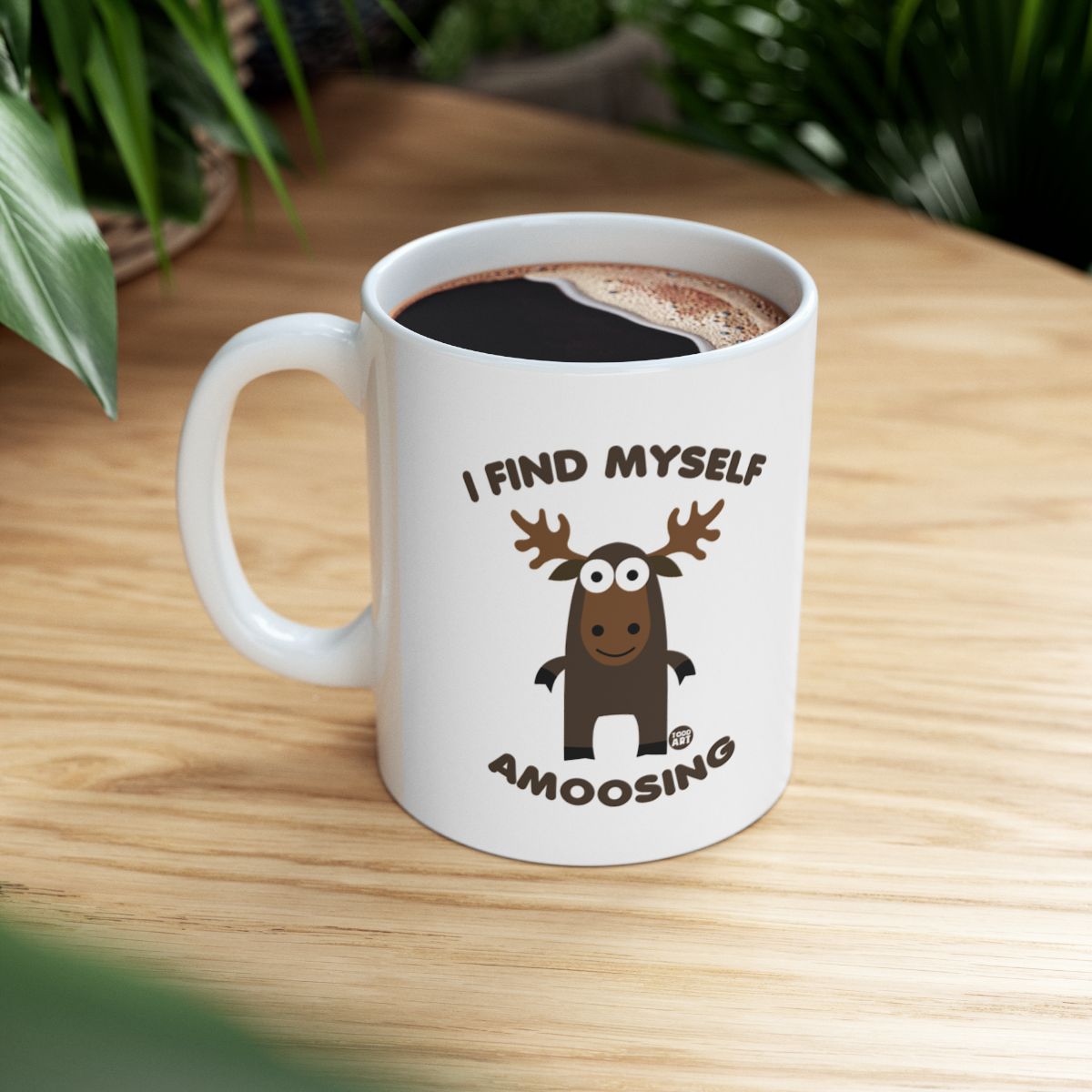 Humorous Animal Themed Coffee Mug for Daily Use