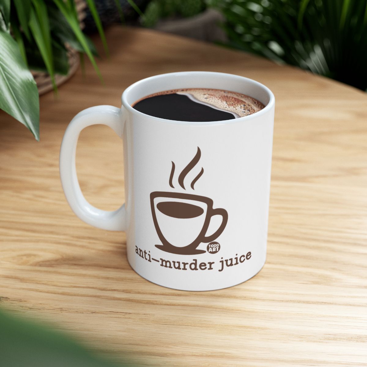 Anti-Murder Juice Funny Coffee Mug for Coffee Lovers
