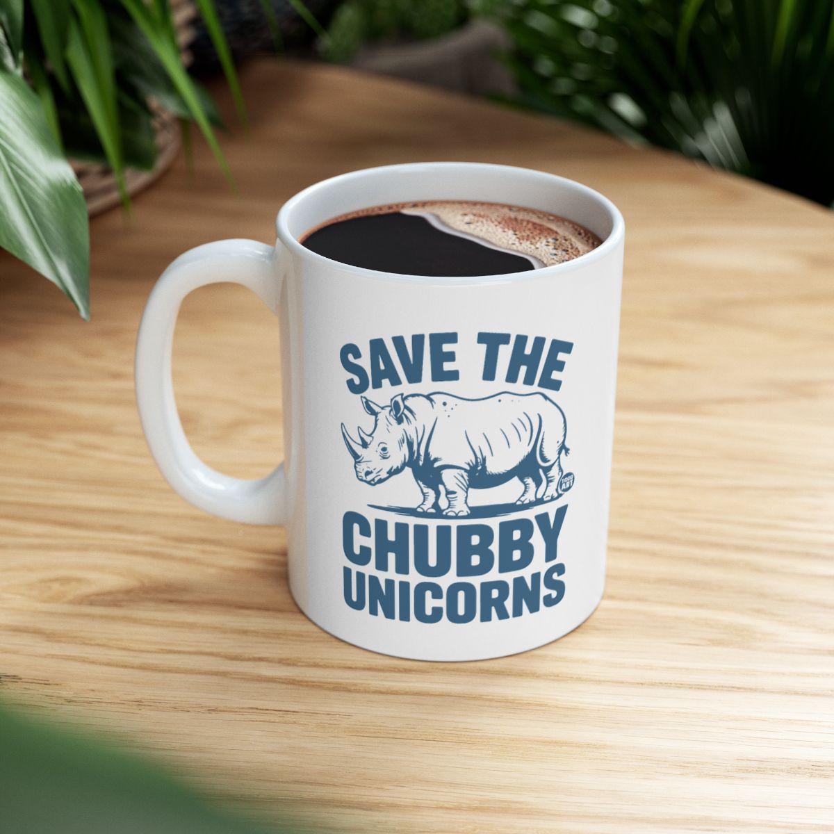 Save The Chubby Unicorns Motivational Mug