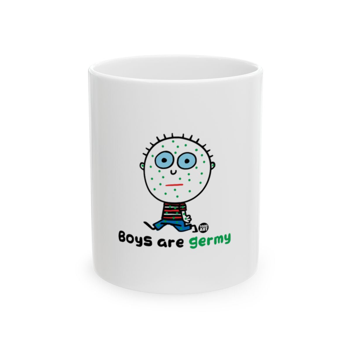 Boys Are Germy Mug Funny Quirky Drinkware Gift Cup