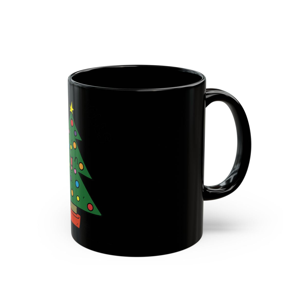 Festive Christmas Tree Design Perfect Holiday Gift Mug