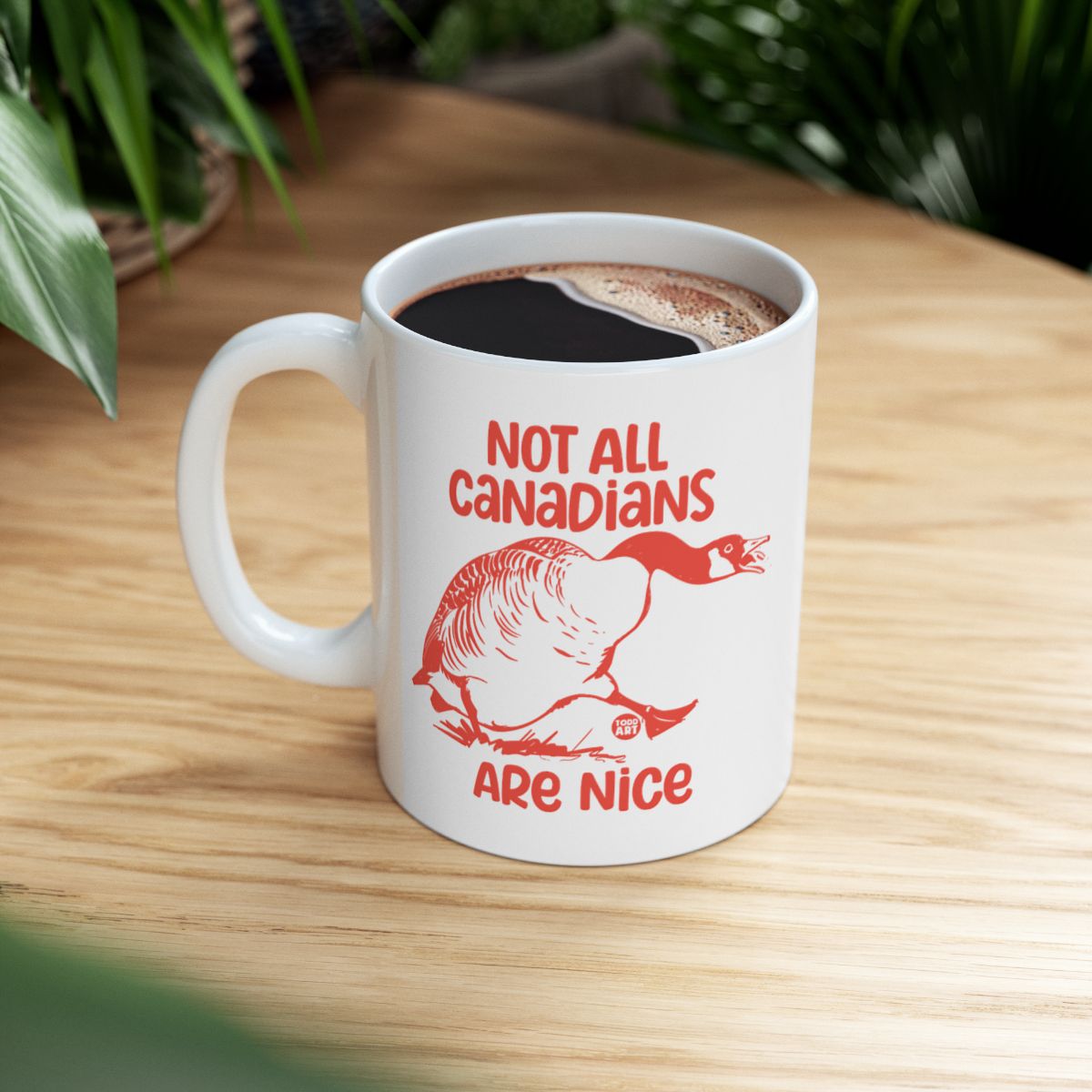 Not All Canadians Are Nice Funny Mug for Coffee Lovers