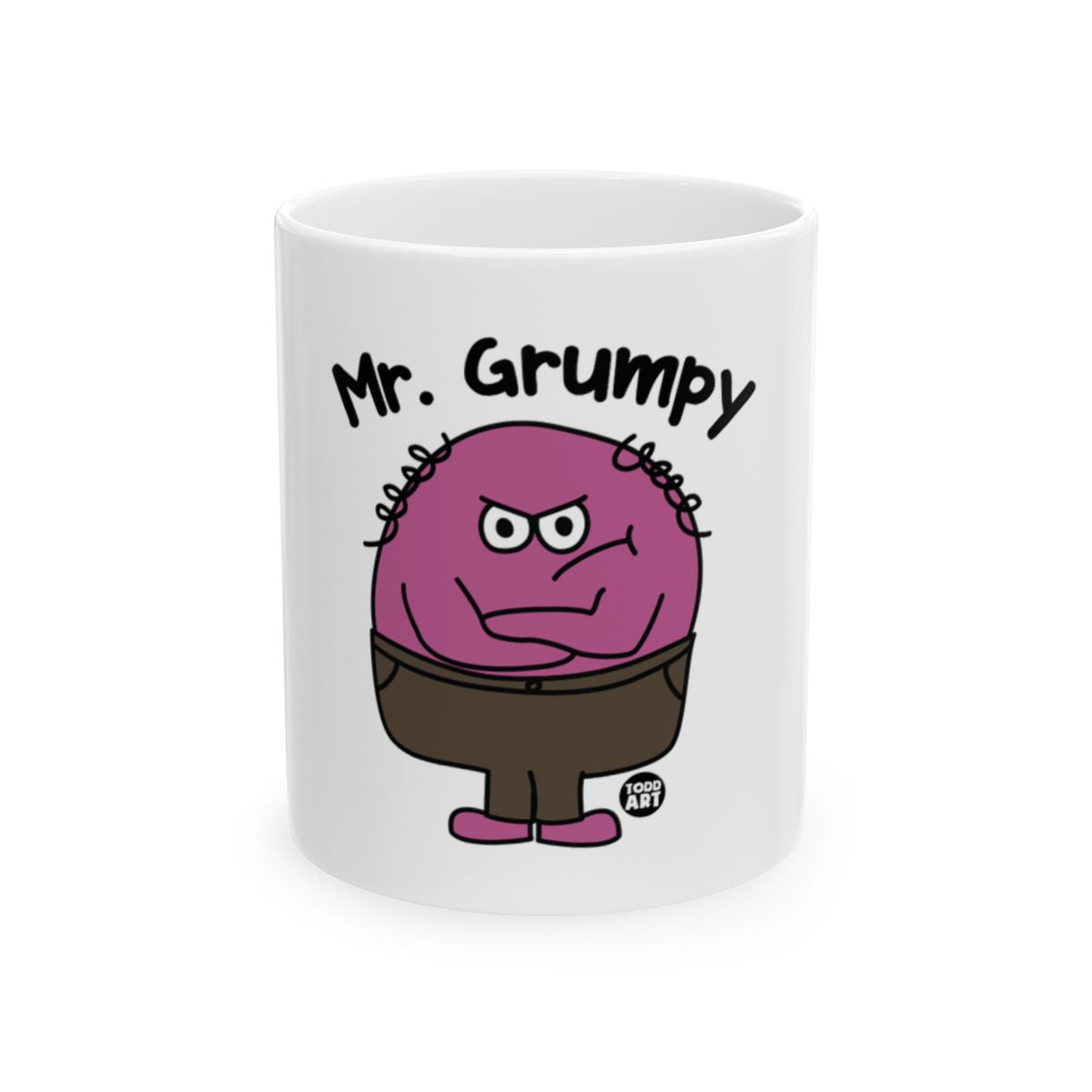 Mr. Grumpy Character with Angry Face Mug Product