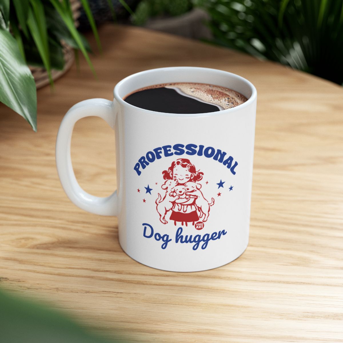 Professional Dog Hugger Mug for Caffeine Lovers
