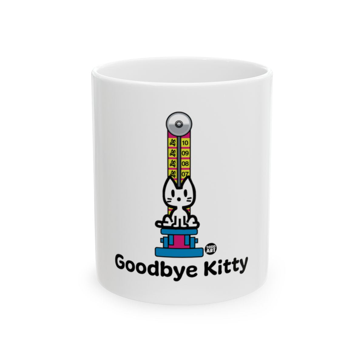 Goodbye Kitty Humorous Graphic Mug Product