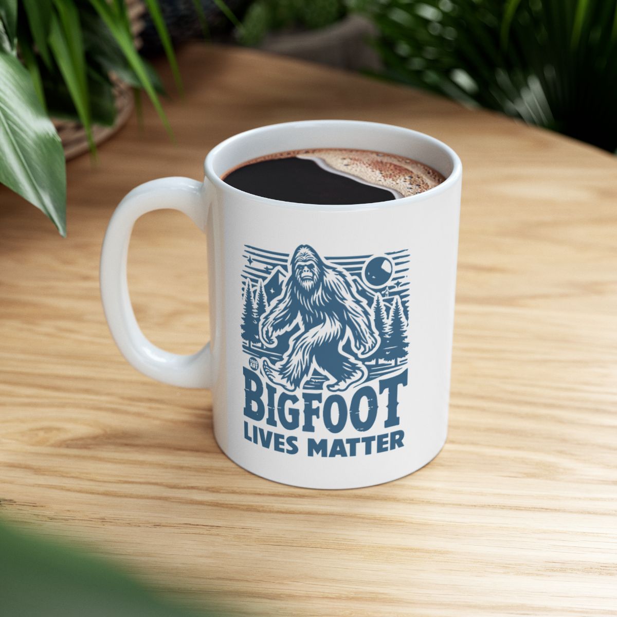 Bigfoot Lives Matter Coffee Mug for Cryptid Enthusiasts