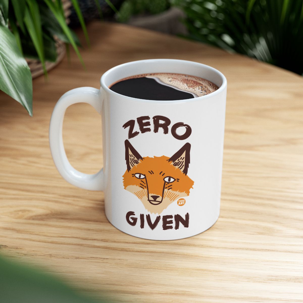 Fox Zero Given Unique Coffee Mug Funny Design